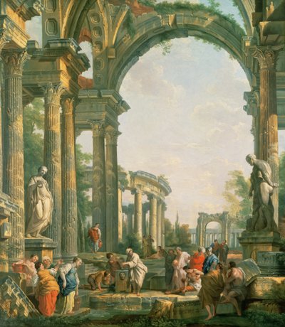 Rovine classiche, XVIII secolo da Giovanni Paolo Pannini